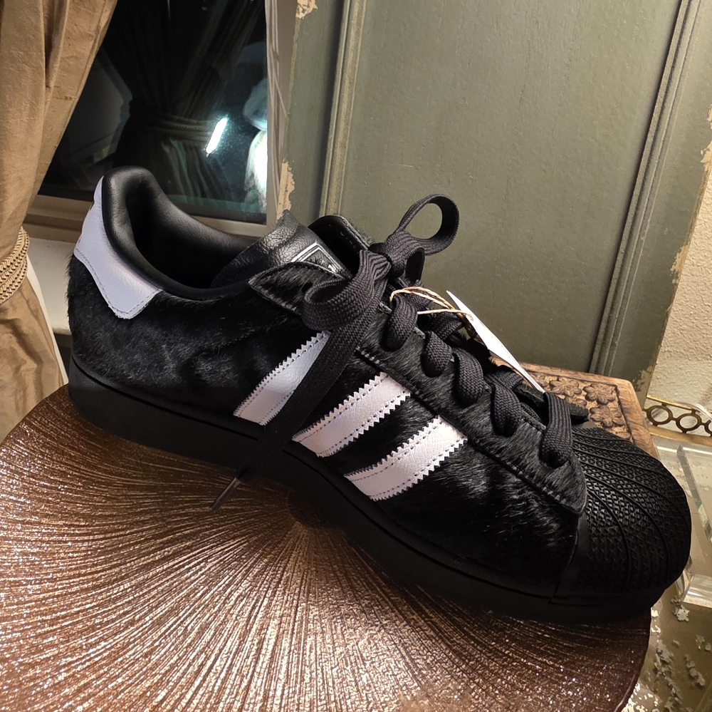 Adidas Superstar II Pony Hair Original Shell Toe Shoes JH9475 - Picture 13 of 16